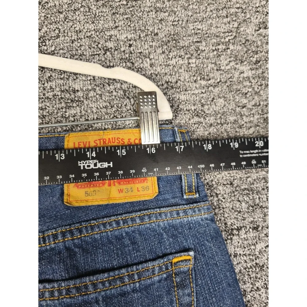Levi's 569 Jeans Men 34x36 Blue Loose Straight Leg Denim